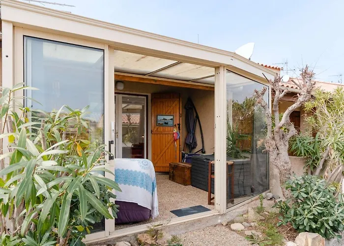 Pavillon Climatise, Renove, Piscine, Proche Plage, Parking Prive, Animaux Acceptes - - Fr-1-409-218 * Gruissan